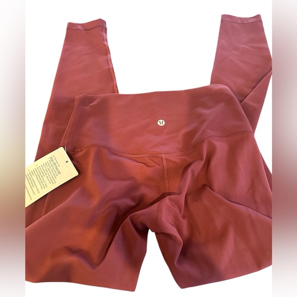 Lululemon Athletica Red Merlot Align High-Rise Pants Size 6 NWT 28” - Picture 6 of 12